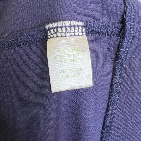 Lilly Pulitzer Dress Navy Shift Dress with Pink Buttons - Picture 4 of 6